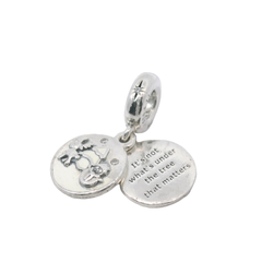 Genuine PANDORA 797562EN12 Perfect Christmas Silver Dangle Charm Only