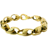 8.5" Pre-owned 9CT Tulip Bracelet (23g)