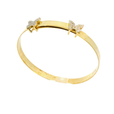 4.75” Pre-owned 9CT Kids Butterfly Extendable Bracelet (3.62g)