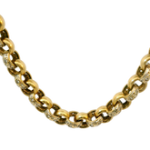 26” Pre-owned 9CT Stone Set Belcher Necklace (66.30g)