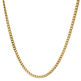 27” Pre-owned 9CT Flat Curb Chain Necklace (8.6g)