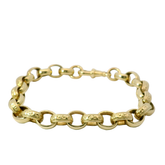 8.5” Pre-owned 9CT Oval Belcher Bracelet (23.58g)