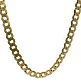 24” Pre-owned 9CT Flat Curb Necklace (17.63g)