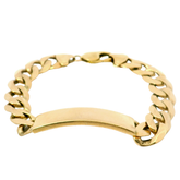 8.75” Pre-owned 9CT Flat Curb ID Bracelet (45.74g)