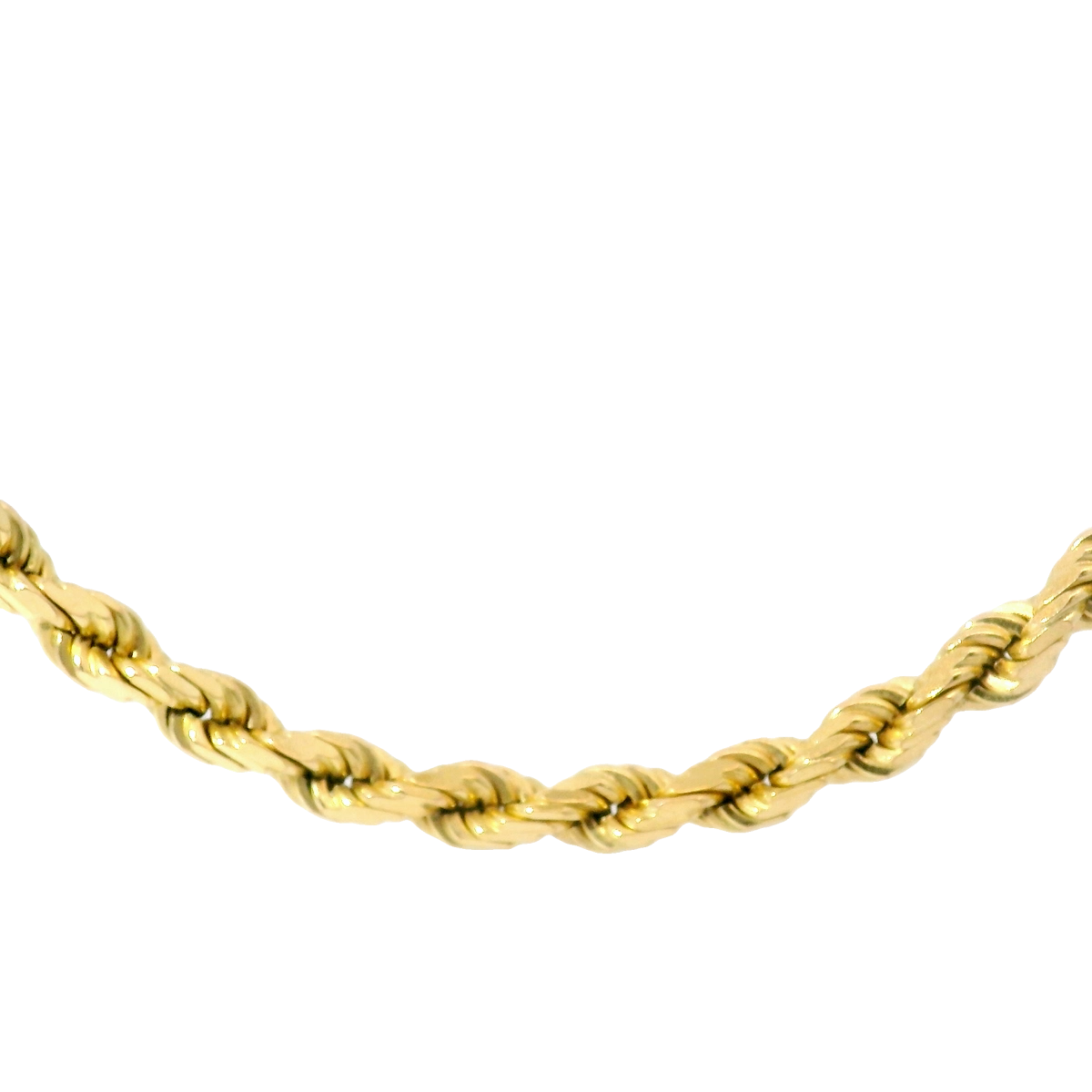 22” Pre-owned 9CT Solid Rope Chain Necklace – Goldbank