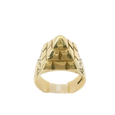 9CT Pre-owned Pyramid Ring (Size J)