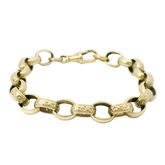 7.5” Pre-owned 9CT Oval Belcher Bracelet (16.3g)