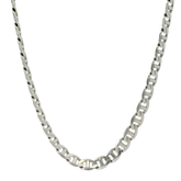 20" Pre-owned 9CT White Gold Mariner Chain (19.44g)