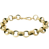 7.75” Pre-owned 9CT Belcher Bracelet (25.6g)
