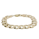 8” Pre-owned 9CT Flat Curb Bracelet (27g)