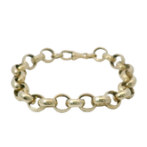 9.5” Pre-owned Alternating Belcher Bracelet (26g)