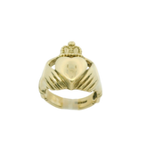 9CT Pre-owned Irish Claddagh Ring (Size Z)