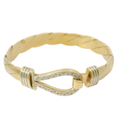 7.5” Pre-owned 9CT Hook & Loop Bangle (82.19g)