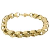 9” Pre-owned 9CT Acorn Bracelet (36.80g)