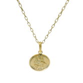 16” Pre-owned 9CT St Christopher Chain Necklace (2.68g)