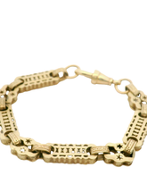 8” Pre-owned 9CT Star & Bar Bracelet (21.46g)