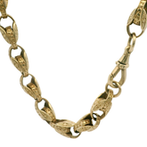 24” Pre-owned 9CT Tulip Chain Necklace (85.65g)