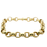 9” Pre-owned 9CT Oval Belcher Bracelet (21.85g)