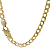 22” Pre-owned 9CT Flat Curb Necklace (44.67g)