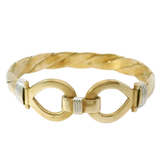 8.25” Pre-owned 9CT Double Hook Bangle (70.38g)