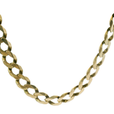 25” Pre-owned 9CT Flat Curb Chain Necklace (38.92g)