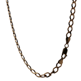 20” Pre-owned 9CT Flat Curb Chain Necklace (11.85g)