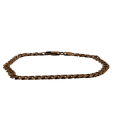 8” Pre-owned 9CT Flat Curb Bracelet (9.06g)