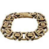 9.5” Pre-owned 9CT Byzantine Bracelet (110.32g)