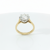 Round Brilliant 8 Claw Solitaire 2CT VS2 F 18CT Yellow Gold Ring Size I