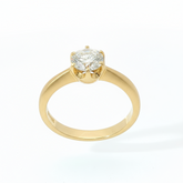 Round Brilliant 1.5CT VS1 - VS2 F-G 18CT Yellow Gold 8 Claw Solitaire Ring Size N