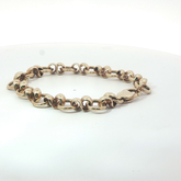 7" - Pre Owned - 9ct - Curl Link Bracelet - ( 25.16g )