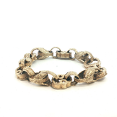 9'' - Pre Owned - 9ct - Star And Bar Tulip Bracelet - ( 43.90g )