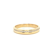 14k Half eternity Diamond band