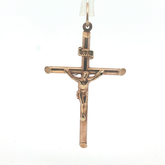 2.25" x 1.25" - Pre Owned - 9ct - Crucifix Cross - ( 2.81g ) - Goldbank Jewellers