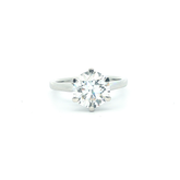 Platinum Diamond Solitaire 2.04ct (LAB-GROWN) D VVS1
