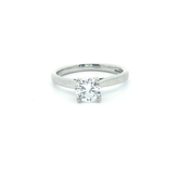 GIA- Platinum Diamond Solitaire 0.70CT VS1-E