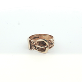 Siz U - Pre Owned - 9ct - Buckle Ring - ( 4.92g ) - Goldbank Jewellers