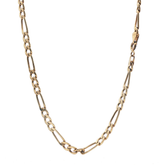 18" - Pre Owned - 9ct - Figaro Link Chain - ( 5.27g ) - Goldbank Jewellers
