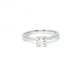 Platinum 0.5ct solitaire G-H SI1 - Goldbank Jewellers
