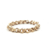 6" - Pre Owned - 9ct - Belcher Bracelet - ( 11.71g ) - Goldbank Jewellers