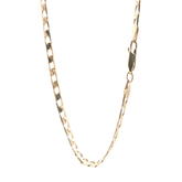 22" - Pre Owned - 9ct - Flat Curb Chain - ( 16.03g ) - Goldbank Jewellers