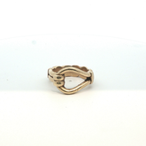 Size W - Pre Owned - 9ct - Hook And Loop Ring - ( 15.55g )