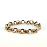 9" - Pre Owned - 9ct - Belcher Bracelet - ( 25.18g ) - Goldbank Jewellers