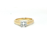 0.50ct Diamond Solitaire Ring β G/SI1 Round Brilliant β 18ct Yellow Gold β Size JΒ½ - Goldbank Jewellers