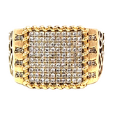9CT Pre-owned Elegant Gold and CZ Ring - Goldbank Jewellers