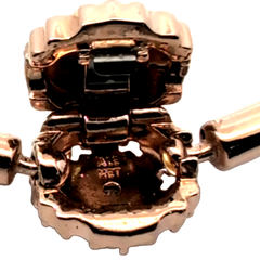 Limited Edition Pandora 582338C01-21 14k Plated Moments Sparkling Snowflake Clasp Bangle 19 - 20 cm (Pandora Size 21)