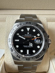 Pre Owned - Rolex Explorer II Black Dial - 216570 - 2017 - 42mm - Box And Papers - Goldbank Jewellers