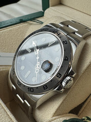 Pre Owned - Rolex Explorer II Black Dial - 216570 - 2017 - 42mm - Box And Papers - Goldbank Jewellers