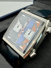 Pre Owned - Tag Monaco " Gulf Edition " - CAW211R - 2018 - Full Set