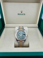 Pre Owned - Rolex DateJust - Olive Green - 126333 - 41mm Full Set - 2026